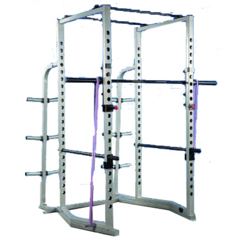 Pro Maxima FW163 Competition Power Rack w/ Wide Angle Base and Weight Storage Rack