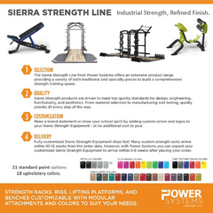 Power Systems Sierra Olympic Flat Bench