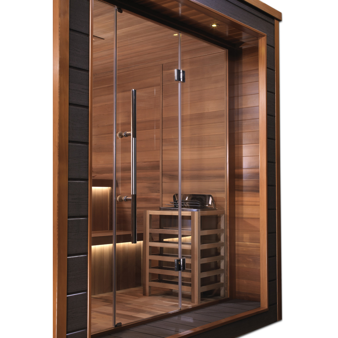 Golden Designs Bergen 6 Person Outdoor-Indoor Traditional Steam Sauna