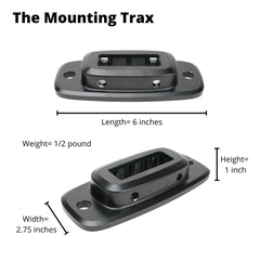 StackTrax Single Mounting Trax (2 Pack)