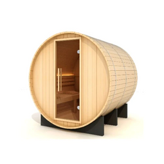 Golden Designs "Arosa" 4 Person Barrel Traditional Steam Sauna
