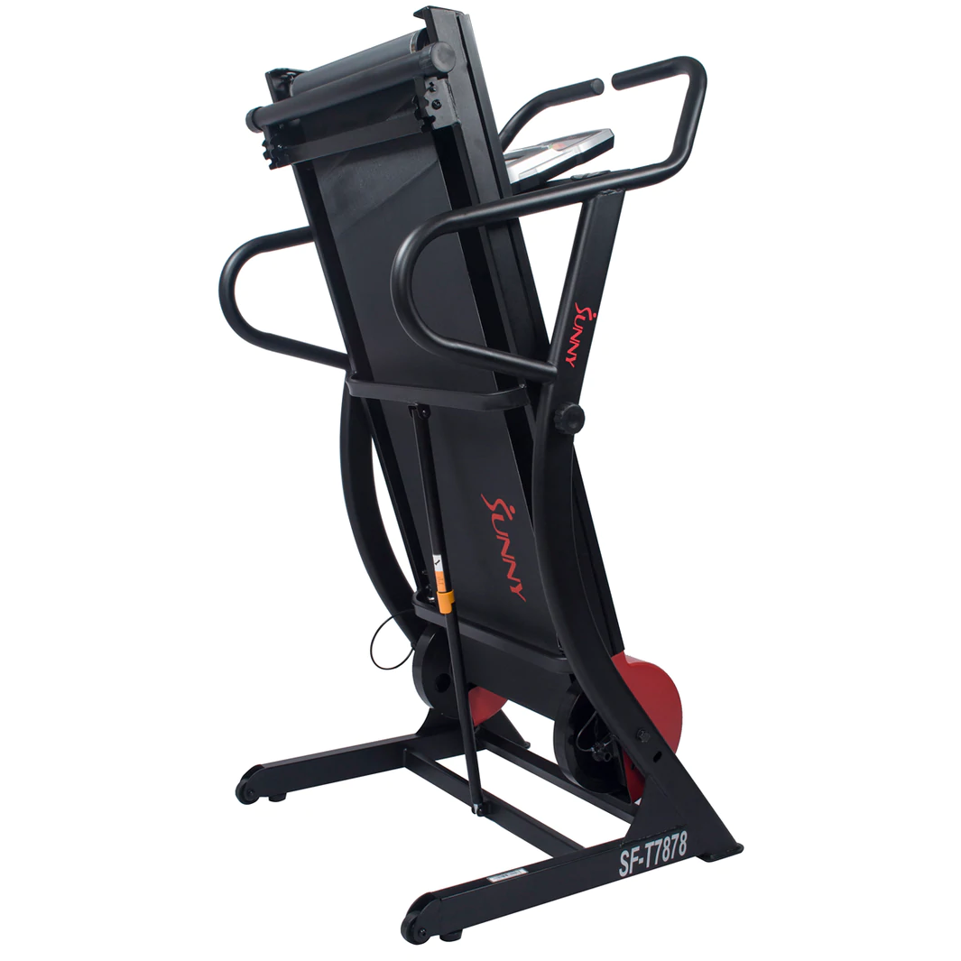 Sunny Health & Fitness Magnetic Training Manual Treadmill - Iron Life USA