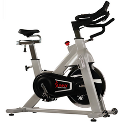 Sunny Health & Fitness Flywheel Belt Drive Commercial Indoor Cycling Bike - Iron Life USA