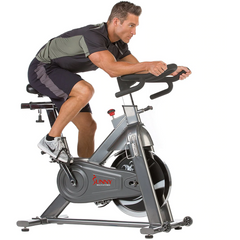 Sunny Health & Fitness Flywheel Commercial Indoor Cycling Bike - Iron Life USA