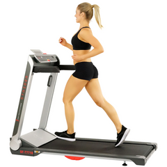 Sunny Health & Fitness Pro Treadmill with Wide Flat Folding and Low Deck - Iron Life USA
