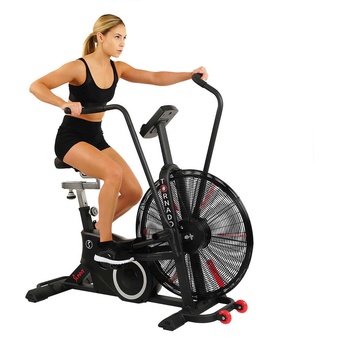 Sunny Health & Fitness Tornado LX Air Bike - Fan Bike - Iron Life USA