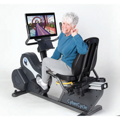 CyberCycle Interactive Recumbent Bike For For Older Adults - Iron Life USA