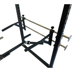 Diamond Fitness Power Rack Fully Loaded WR100 with Dip Bars, Landmine, and High Low Pulley