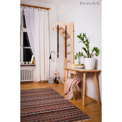BenchK 111 + A204 - Wooden Wall Bar for kids room